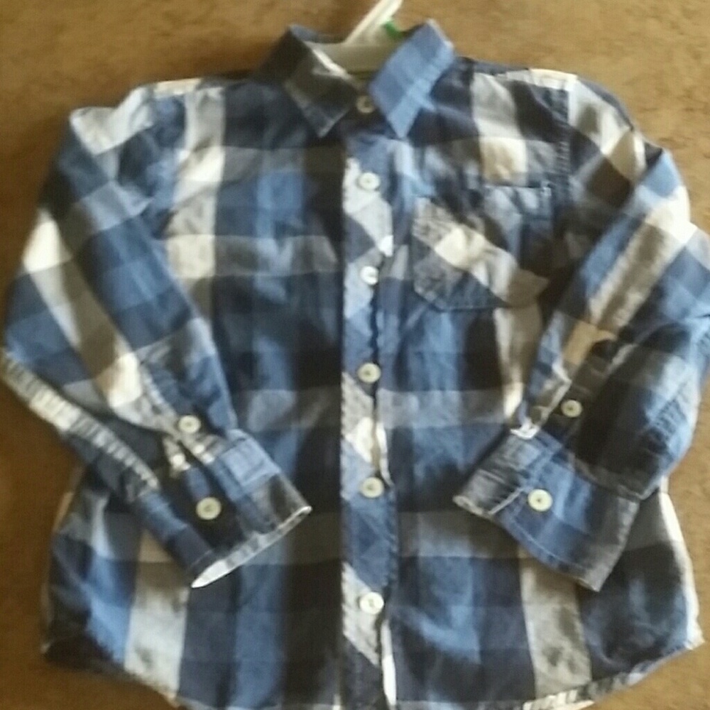 Boys Plaid LONG SLEEVE Shirt